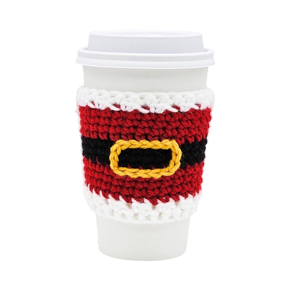 2 Crochet Coffee Cozy - Picture 2 of 2
